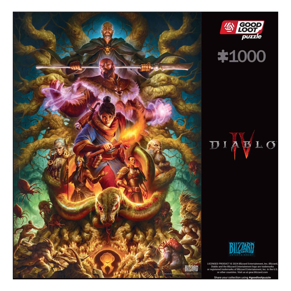 Diablo IV Gaming Puzzle Horadrim (1000 Teile) Image 1