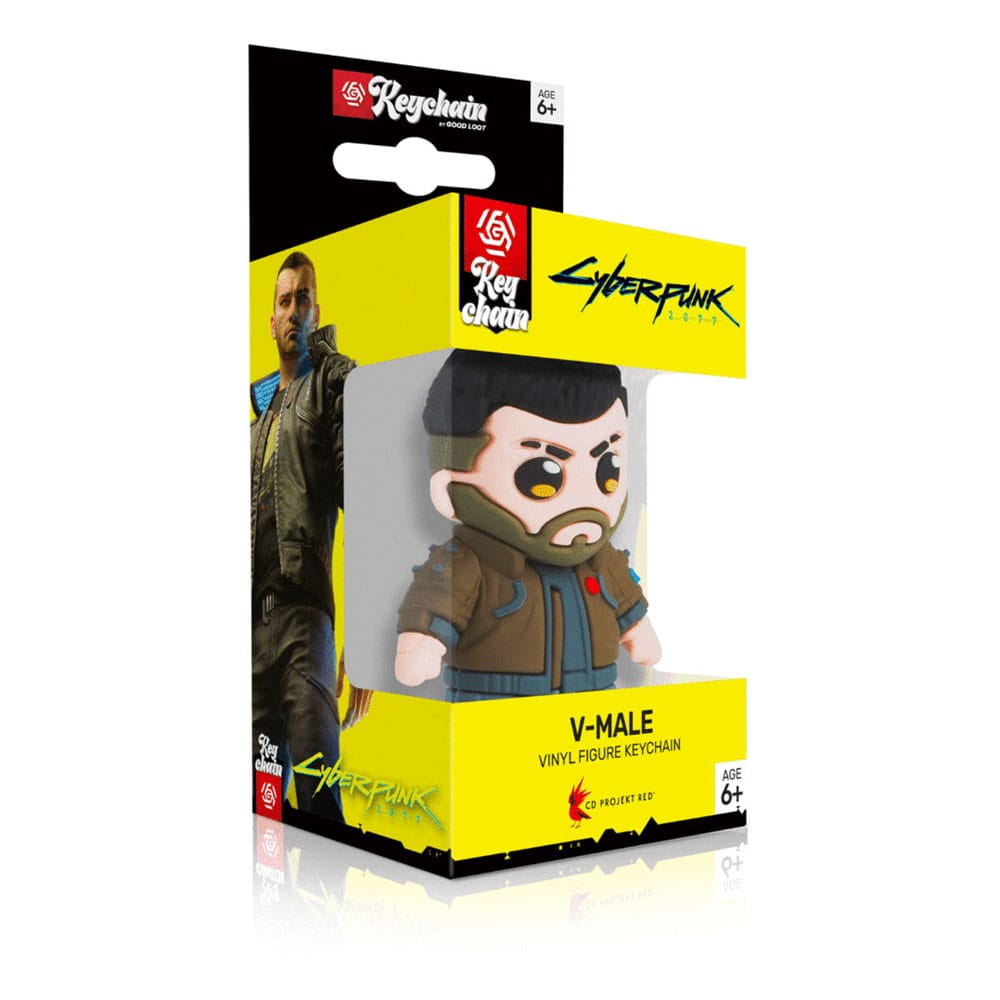 Cyberpunk 2077 Vinyl Schlüsselanhänger V-Male Image 2