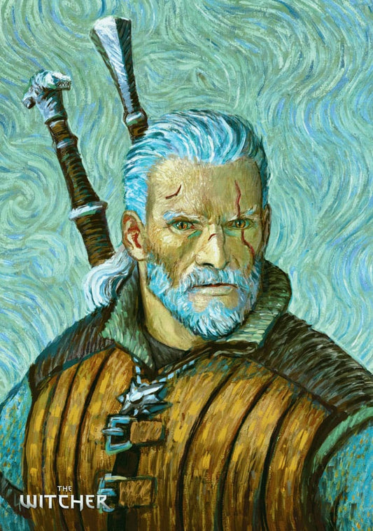 The Witcher III: Wild Hunt Game Art Chronicles Puzzle Geralt inspired by Vincent van Gogh (1000 Teile) Image 1