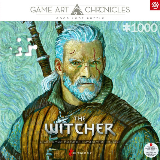 The Witcher III: Wild Hunt Game Art Chronicles Puzzle Geralt inspired by Vincent van Gogh (1000 Teile) Image 2