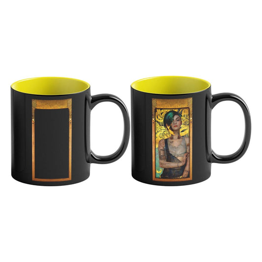 Cyberpunk 2077 Game Art Chronicles Tasse mit Thermoeffekt Judy inspired by Gustav Klimt 450 ml Image 1
