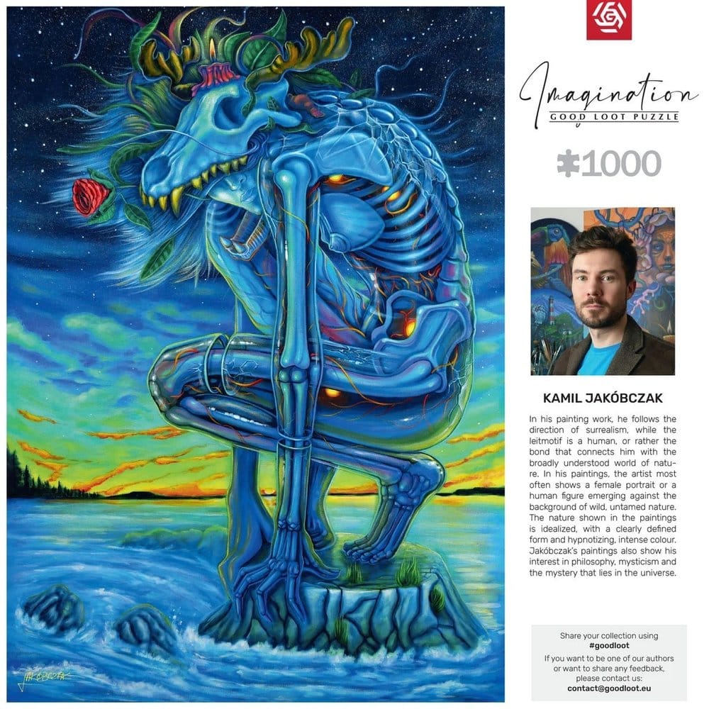 Imagination Series Puzzle Kamil Jakóbczak Bialy Wilk (1000 Teile) Image 3