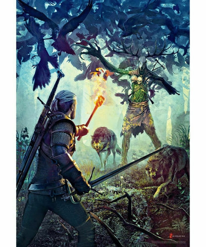 The Witcher Puzzle Waldschrat (1000 Teile) Image 2