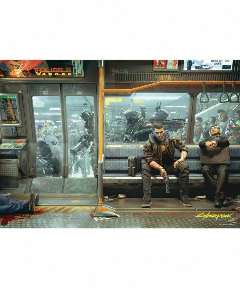 Cyberpunk 2077 Puzzle Metro (1000 Teile) Image 2