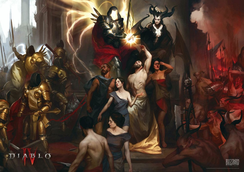 Diabo IV Puzzle Birth of Nephalem (1000 Teile) Image 1