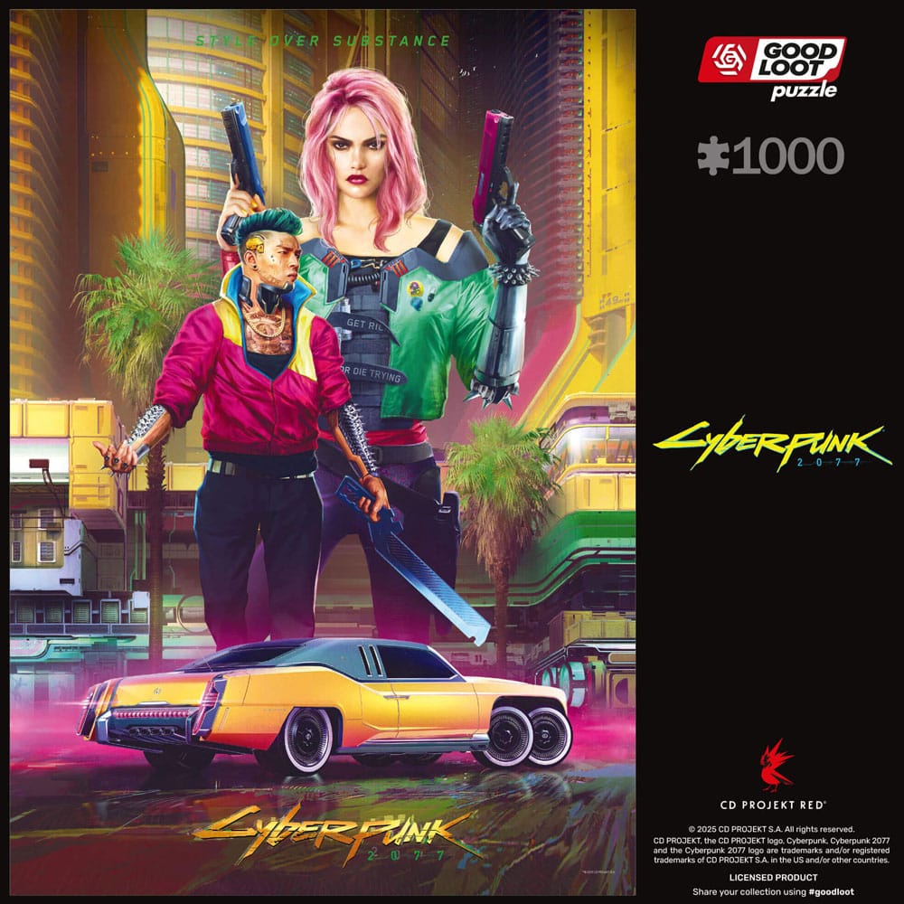 Cyberpunk 2077 Puzzle Kitsch Style (1000 Teile) Image 3