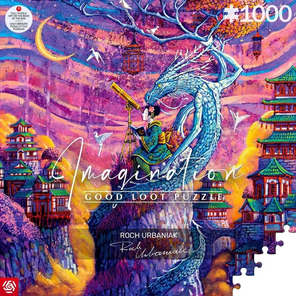 Imagination Series Puzzle Roch Urbaniak Sakura i Ryu (1000 Teile) Image 2