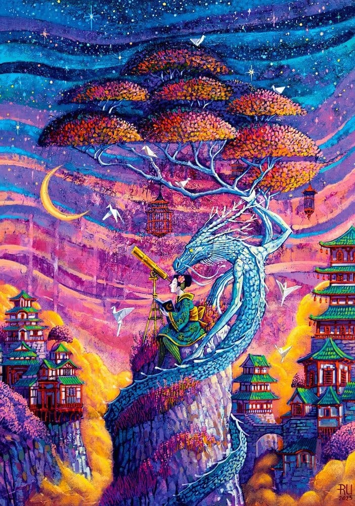 Imagination Series Puzzle Roch Urbaniak Sakura i Ryu (1000 Teile) Image 4