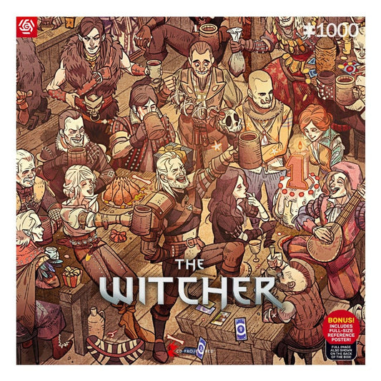 The Witcher Puzzle Birthday (1000 Teile) Image 1