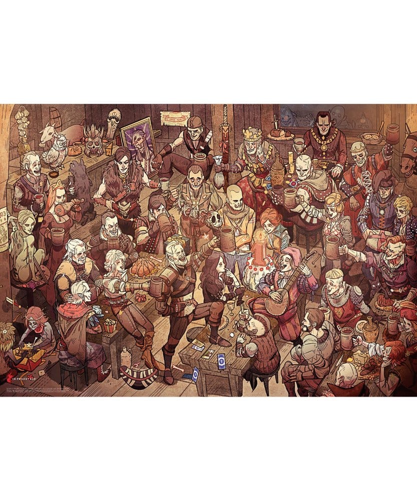 The Witcher Puzzle Birthday (1000 Teile) Image 2