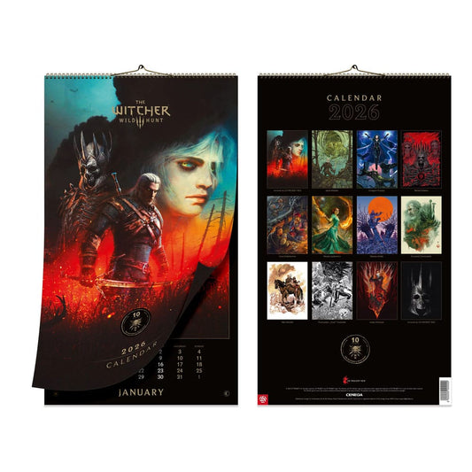 The Witcher 3: Wild Hunt Kalender 2026 10th Anniversary Image 2