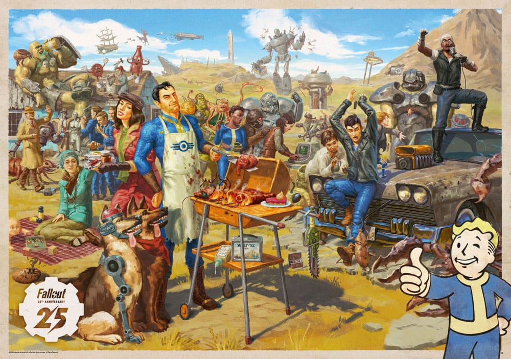 Fallout Geschenkset Fallout Vault Loot Collection (Puzzle, Socken, Figur & Schlüsselanhänger) Image 2