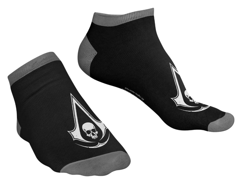 Assassin's Creed Black Flag Resynced Socken Crest Ankle Image