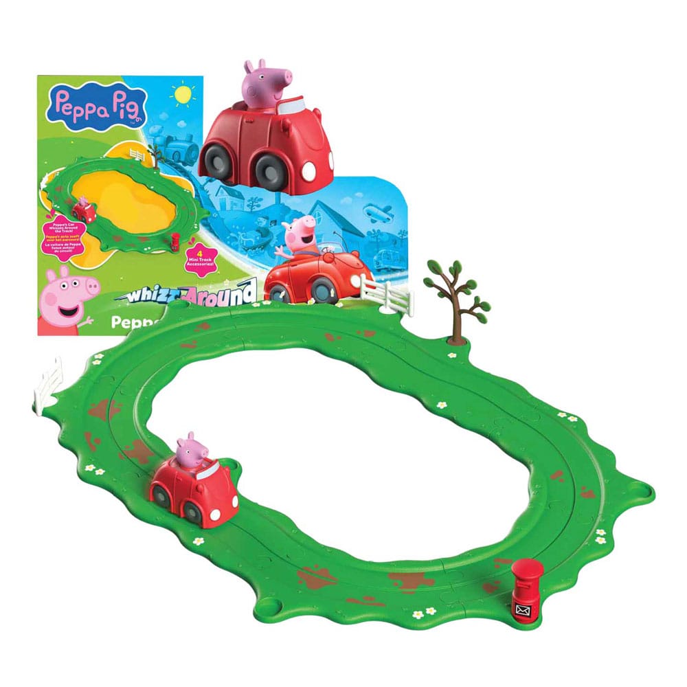 Peppa Pig Whizz Around Peppas kleines rotes Auto Set Image 1