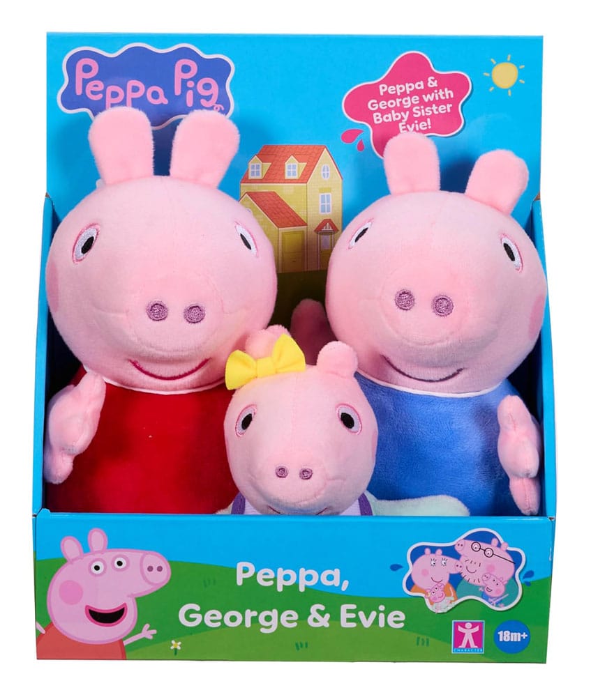 Peppa Pig Plüschfiguren 3er Pack Image 1