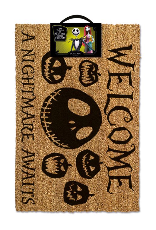 Nightmare before Christmas Fußmatte A Nightmare Awaits 40 x 60 cm Image