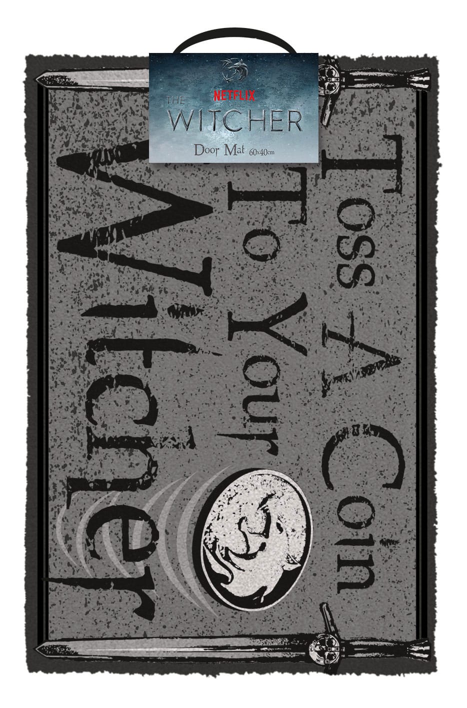 The Witcher Fußmatte Toss a Coin 40 x 60 cm Image