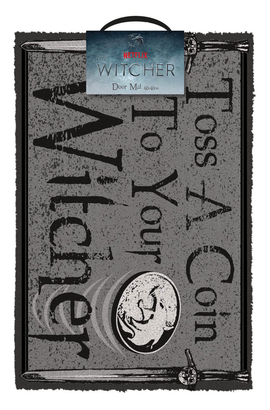 The Witcher Fußmatte Toss a Coin 40 x 60 cm Image