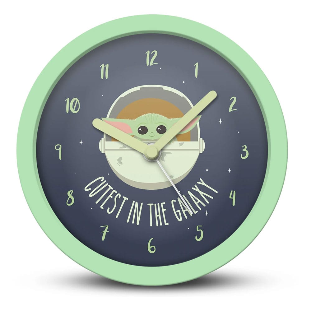 Star Wars: The Mandalorian Schreibtischuhr Cutest in the Galaxy Image