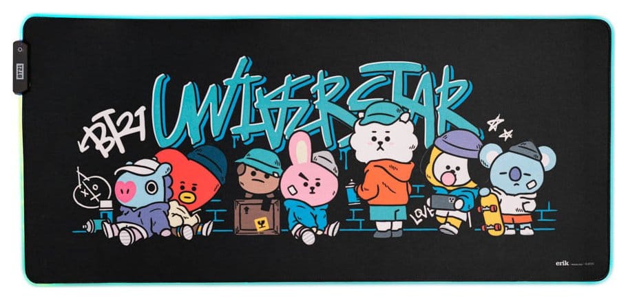 BT21 LED XXL Mauspad 90 x 40 cm Image 1