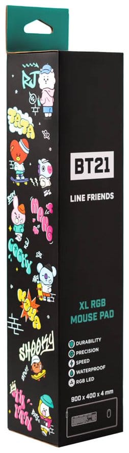 BT21 LED XXL Mauspad 90 x 40 cm Image 3