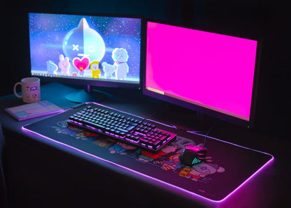 BT21 LED XXL Mauspad 90 x 40 cm Image 6