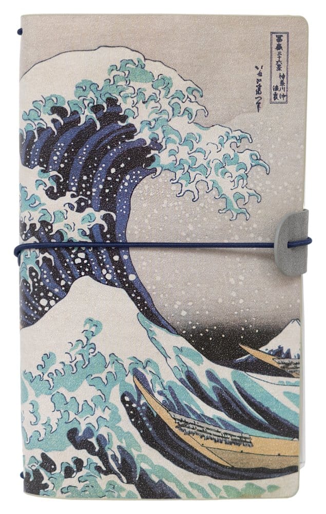 Hokusai Reisetagebuch Die große Welle vor Kanagawa 20 cm Image 1