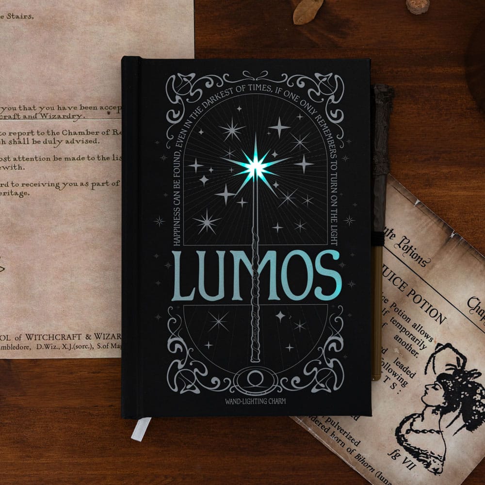 Harry Potter Premium Notizbuch A5 mit Licht Lumos Maxima Image 7