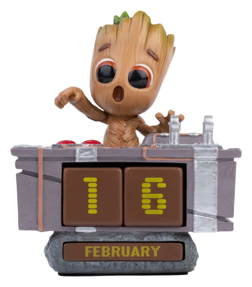 Marvel 3D Ewiger Kalender Groot Death Button 12 cm Image 1