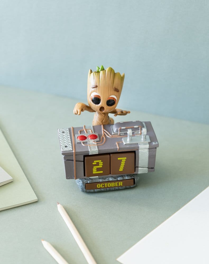 Marvel 3D Ewiger Kalender Groot Death Button 12 cm Image 4