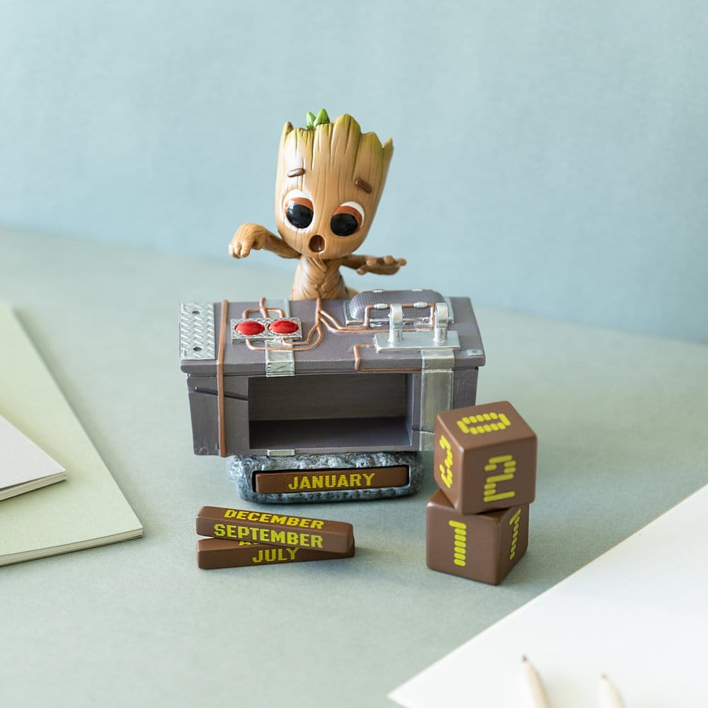 Marvel 3D Ewiger Kalender Groot Death Button 12 cm Image 6