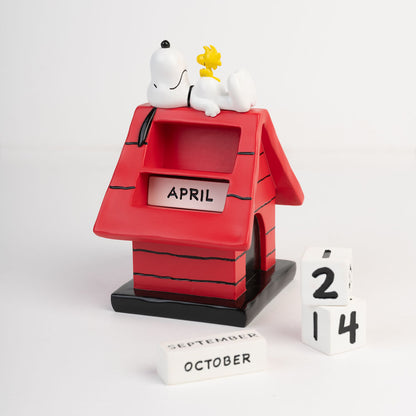 Peanuts 3D Ewiger Kalender Snoopy Hundehütte Image 2