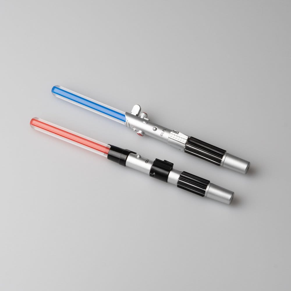 Star Wars Set mit 2 Lichtschwert-Stiften  Luke Skywalker & Darth Vader Image 1
