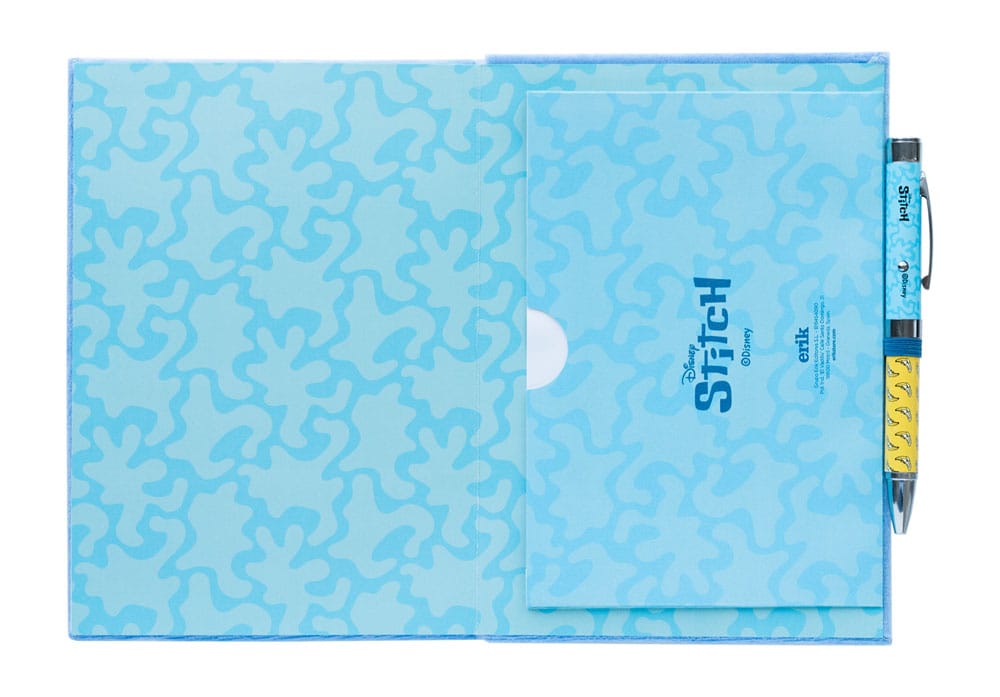 Stitch Premium Plüsch Notizbuch A5 mit Stift Tropical Image 4