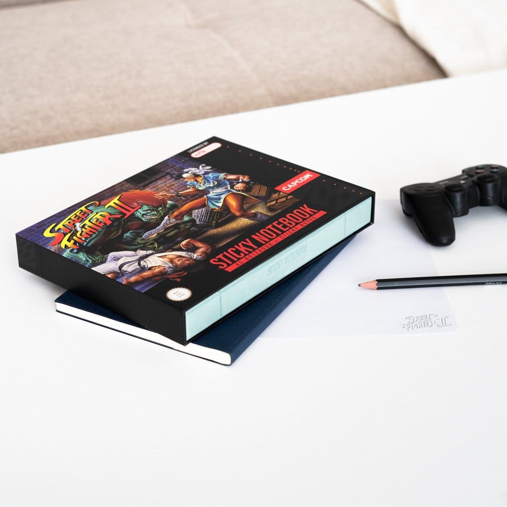 Street Fighter Premium Notizbuch mit Haftnotizen und Hülle A5 Image 3