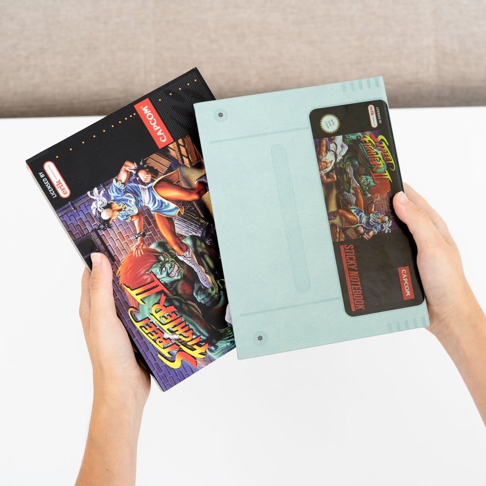 Street Fighter Premium Notizbuch mit Haftnotizen und Hülle A5 Image 5