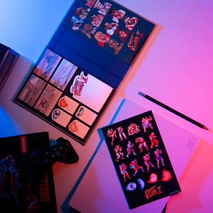 Street Fighter Premium Notizbuch mit Haftnotizen und Hülle A5 Image 8