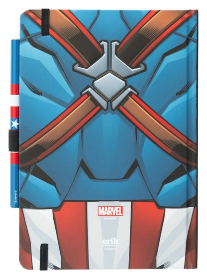 Marvel Captain America Premium Notizbuch mit Stift Uniform A5 Image 2