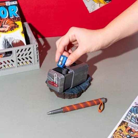 Marvel Thor Stift mit Halter Hammer Image 4