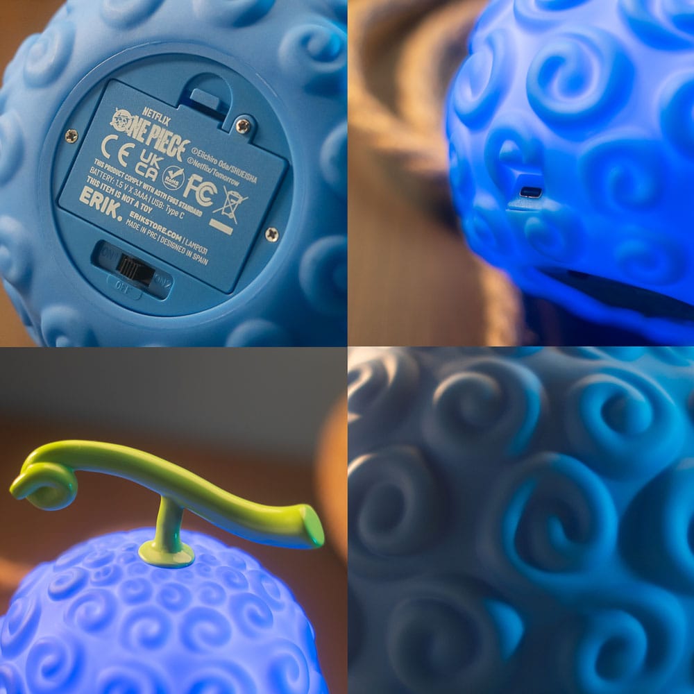 One Piece Lampe mit USB-C Gum-Gum Fruit Image 3