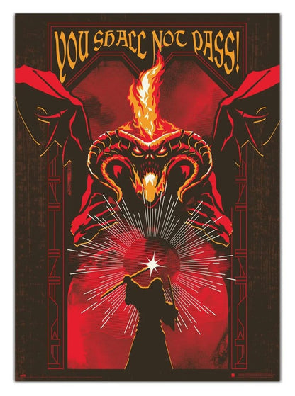Der Herr der Ringe Leuchtendes Poster Balrog 50 x 70 cm Image 1