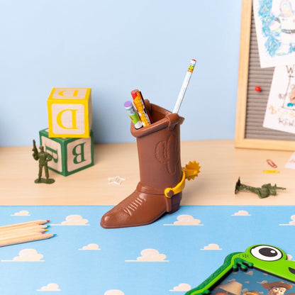 Disney Pixar Toy Story Stiftehalter mit Schreibwaren-Set Woodys Stiefel 16 cm Image 2