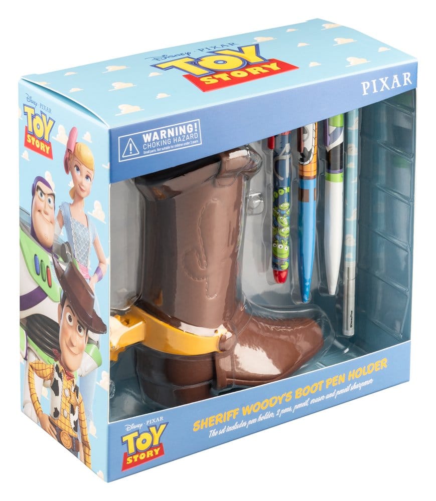 Disney Pixar Toy Story Stiftehalter mit Schreibwaren-Set Woodys Stiefel 16 cm Image 7