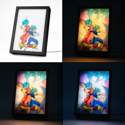 Dragon Ball Super LED-Druck mit Rahmen Image 4