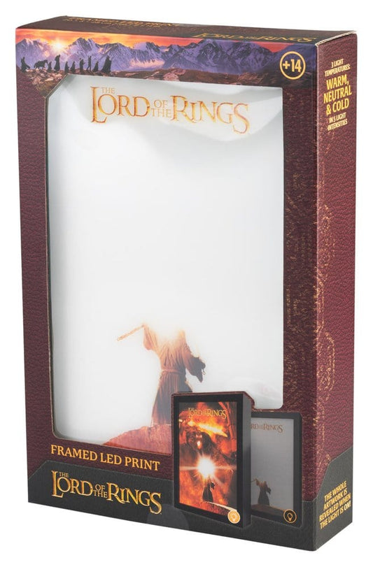 Der Herr der Ringe Gerahmtes LED-Panel 28 x 20 cm Image 1
