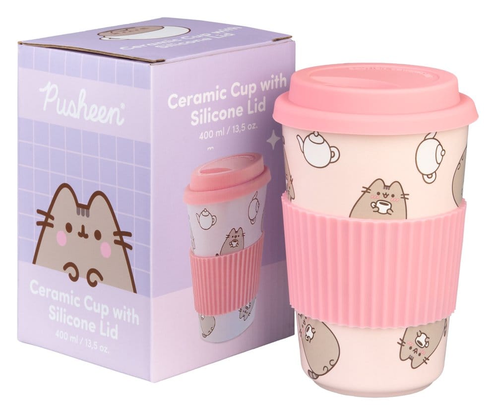 Pusheen Keramikbecher mit Deckel 400 ml Image 2