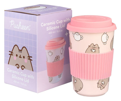 Pusheen Keramikbecher mit Deckel 400 ml Image 2