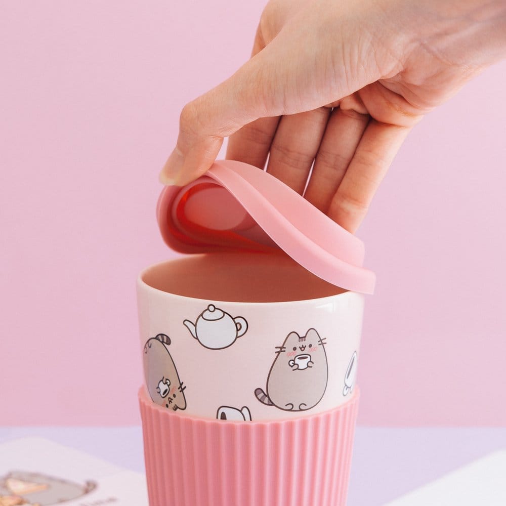 Pusheen Keramikbecher mit Deckel 400 ml Image 6