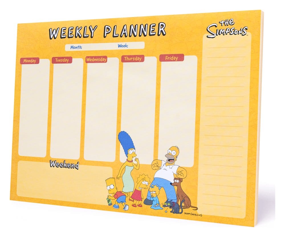 Die Simpsons Wochenplaner A4 Image 2