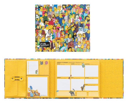 Die Simpsons Wochenplaner mit Haftnotizen 19 x 17 cm Image 1